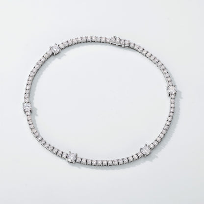 2.7CT Lab-Grown Diamond Tennis Bracelet in PT950 Platinum | Elegant Women's Luxury Bracelet