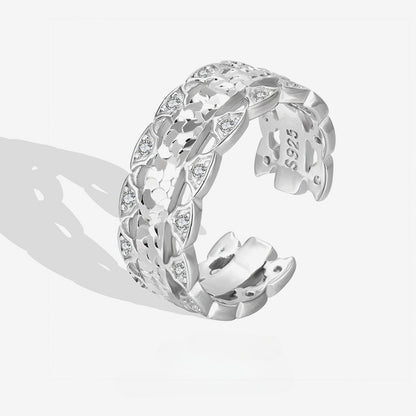Dapaza 925 Sterling Silver Ring Niche Design